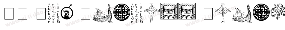 YY Old English Dingbats字体转换